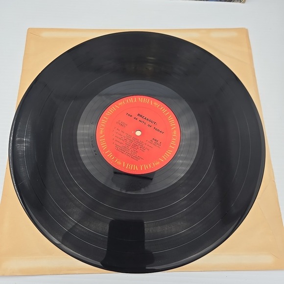 Various – "Breakout!‎ Top 40 Hits Of Today" Vinyl LP Album Blues Rock, Pop Rock - Picture 2 of 2